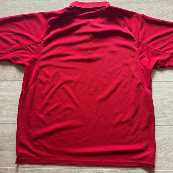 Adidas NC State Wolfpack Shirt Mens 2XL Red Collard Shirt - Picture 5 of 6